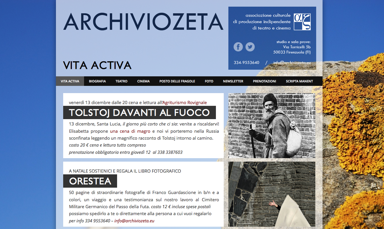 archiviozeta portfolio web design_.